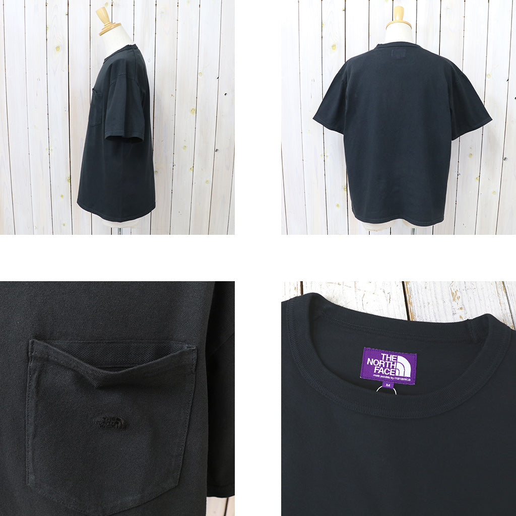 THE NORTH FACE PURPLE LABEL : 8oz Field Pocket Tee (Black)