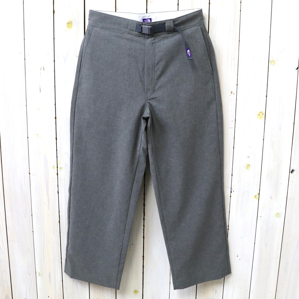 THE NORTH FACE PURPLE LABEL : Polyester Tropical Field Work Pants (Mix Charcoal)