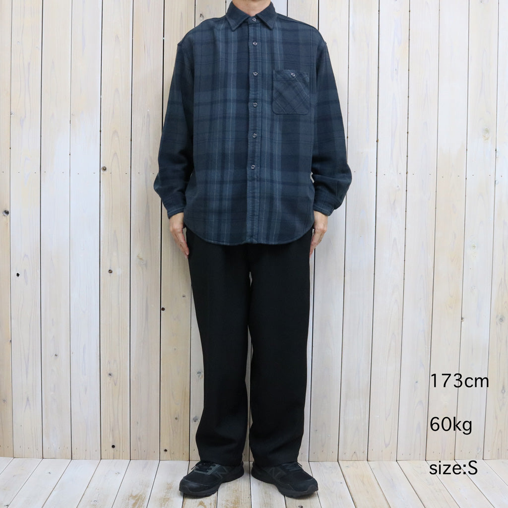 THE NORTH FACE PURPLE LABEL : Flannel Plaid Field Shirt (Asphalt Gray)