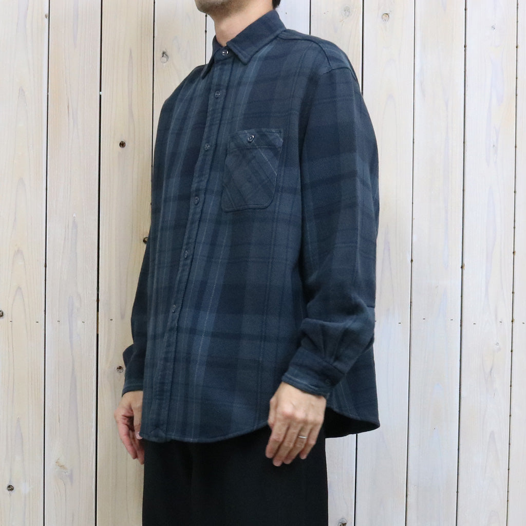 THE NORTH FACE PURPLE LABEL : Flannel Plaid Field Shirt (Asphalt Gray)