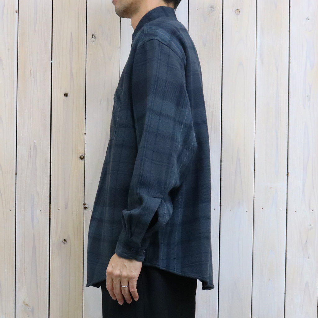 THE NORTH FACE PURPLE LABEL : Flannel Plaid Field Shirt (Asphalt Gray)