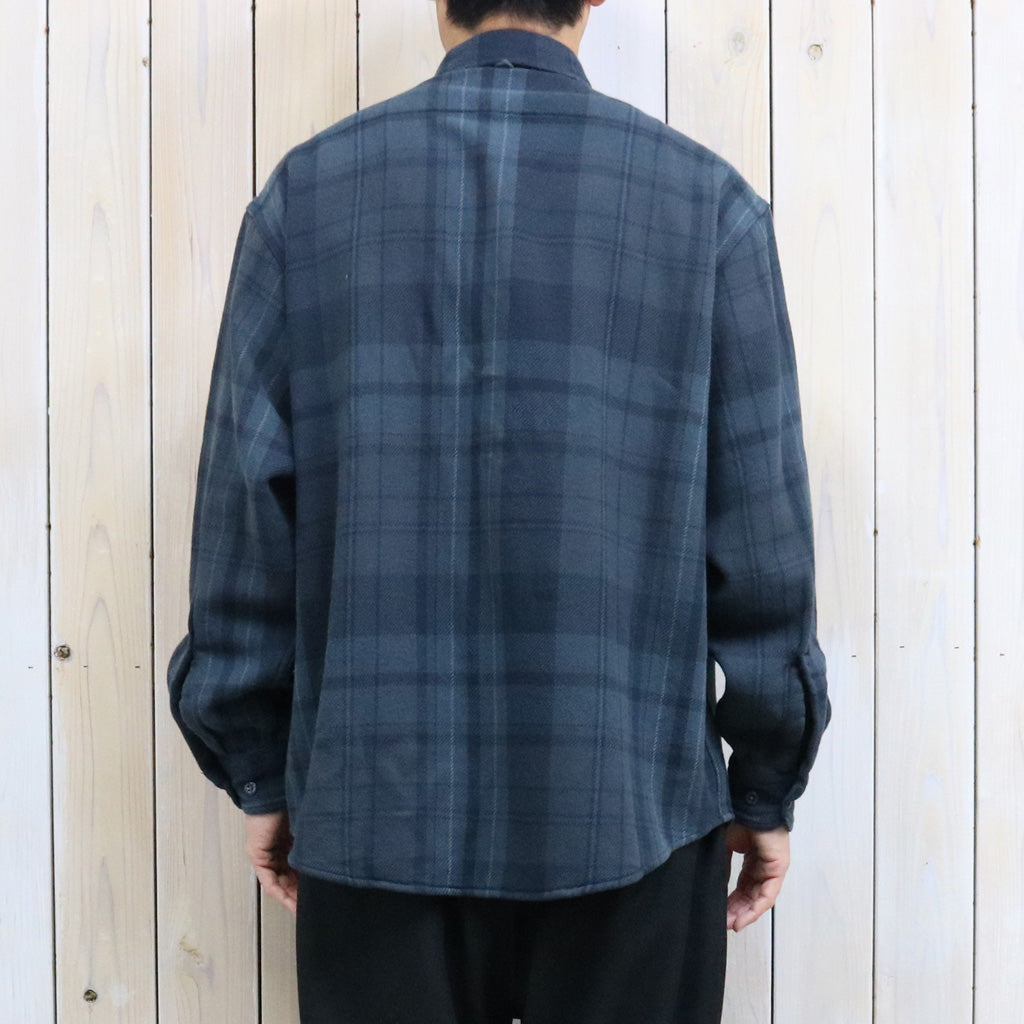 THE NORTH FACE PURPLE LABEL : Flannel Plaid Field Shirt (Asphalt Gray)