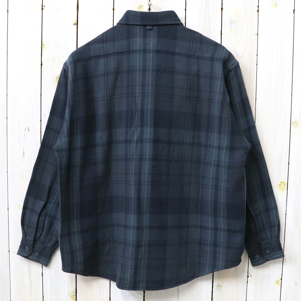 THE NORTH FACE PURPLE LABEL : Flannel Plaid Field Shirt (Asphalt Gray)