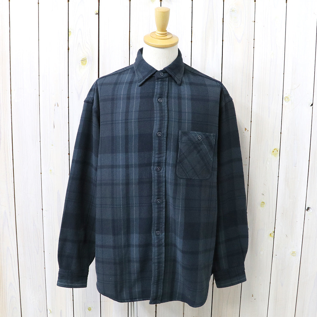 THE NORTH FACE PURPLE LABEL : Flannel Plaid Field Shirt (Asphalt Gray)