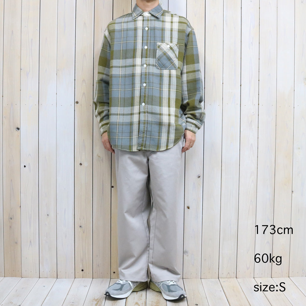 THE NORTH FACE PURPLE LABEL : Flannel Plaid Field Shirt (Khaki)