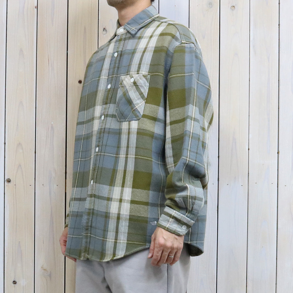 THE NORTH FACE PURPLE LABEL : Flannel Plaid Field Shirt (Khaki)
