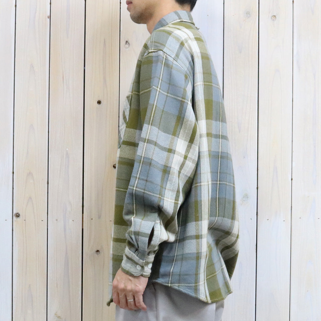 THE NORTH FACE PURPLE LABEL : Flannel Plaid Field Shirt (Khaki)