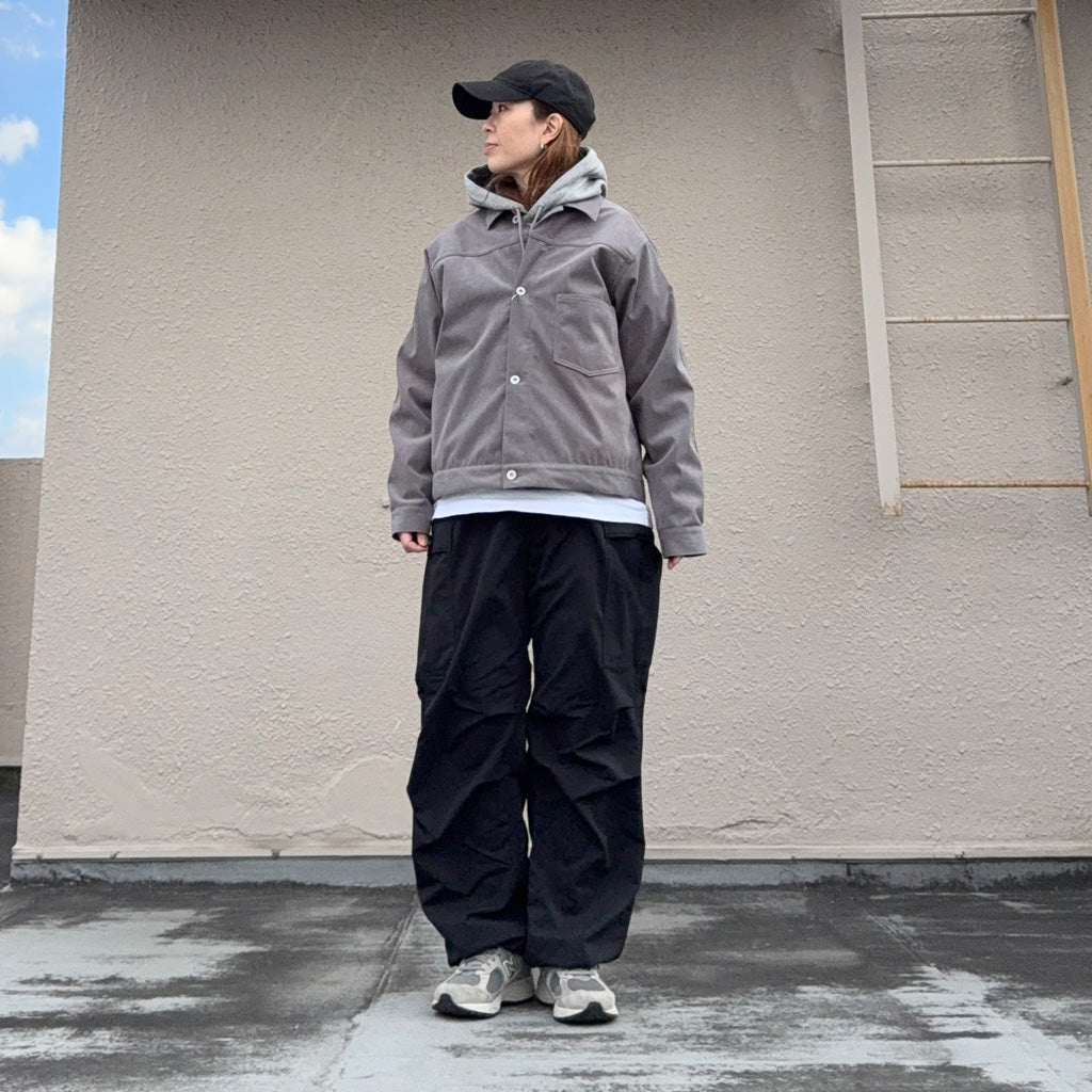 nanamica : Ultrasuede Short Jacket (Gray)