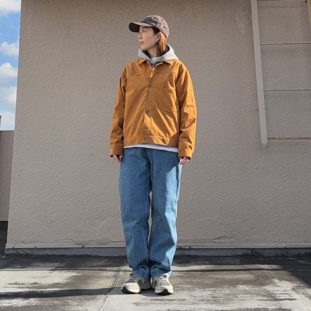 nanamica : Ultrasuede Short Jacket (Camel)