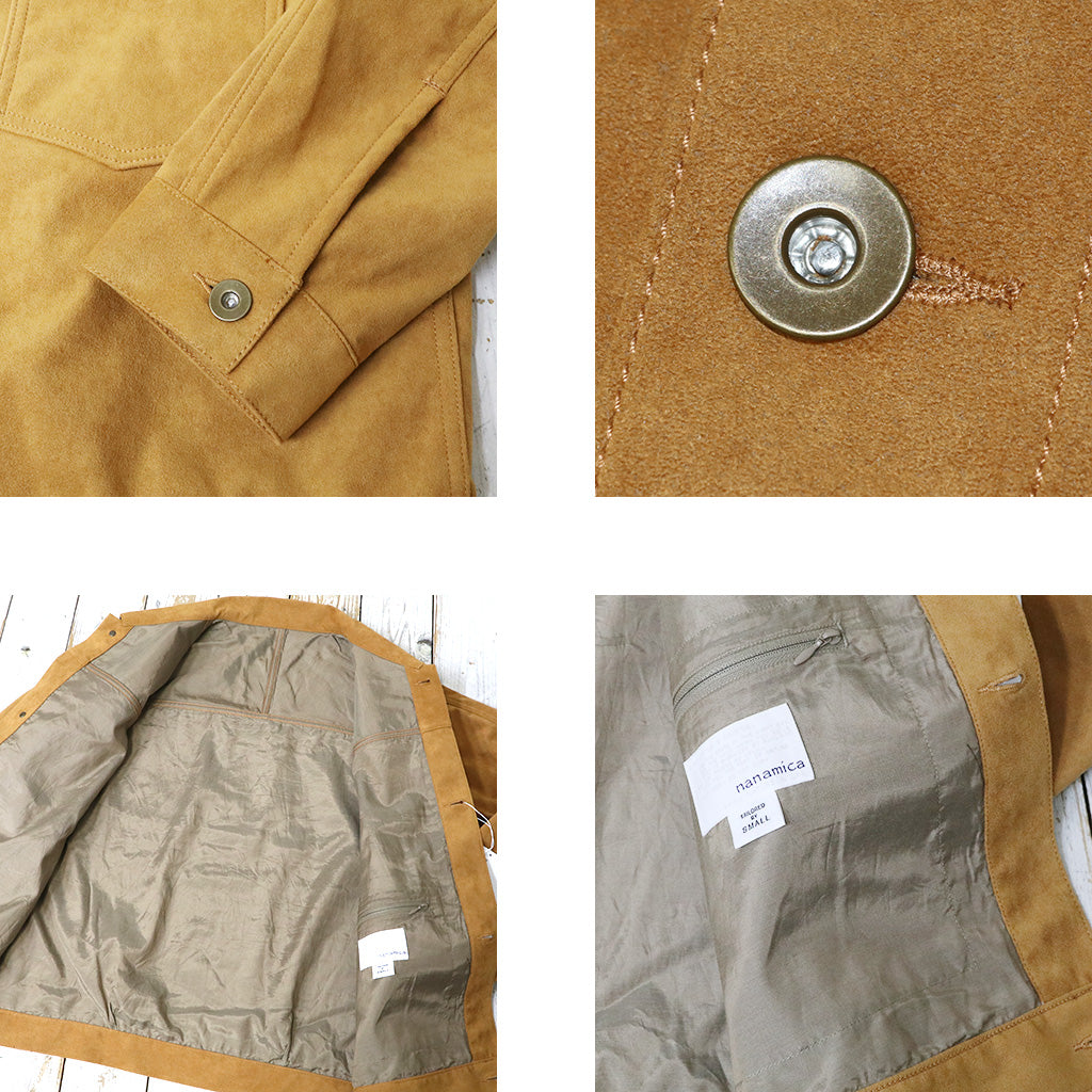 nanamica : Ultrasuede Short Jacket (Camel)