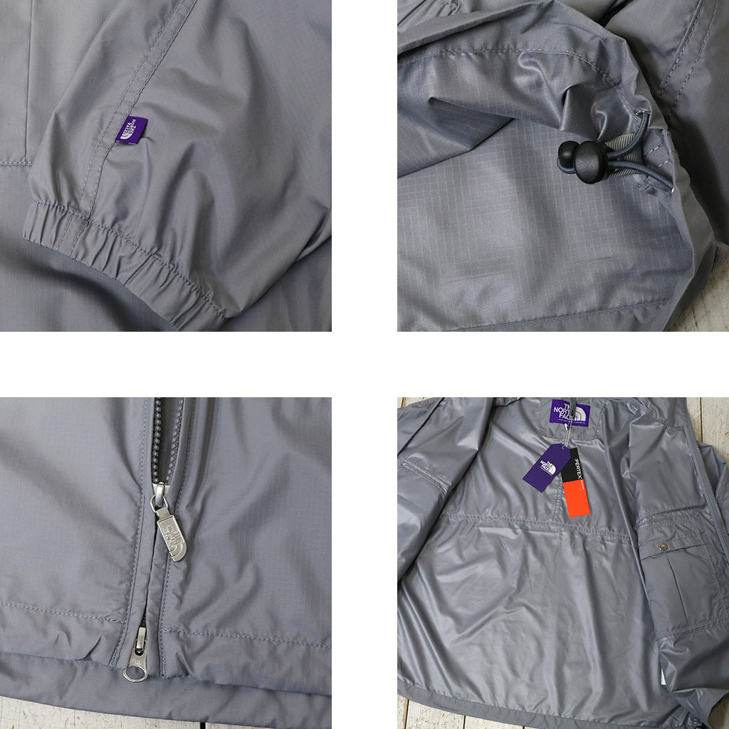 THE NORTH FACE PURPLE LABEL : PERTEX QUANTUM Mountain Wind Parka (Light Gray)