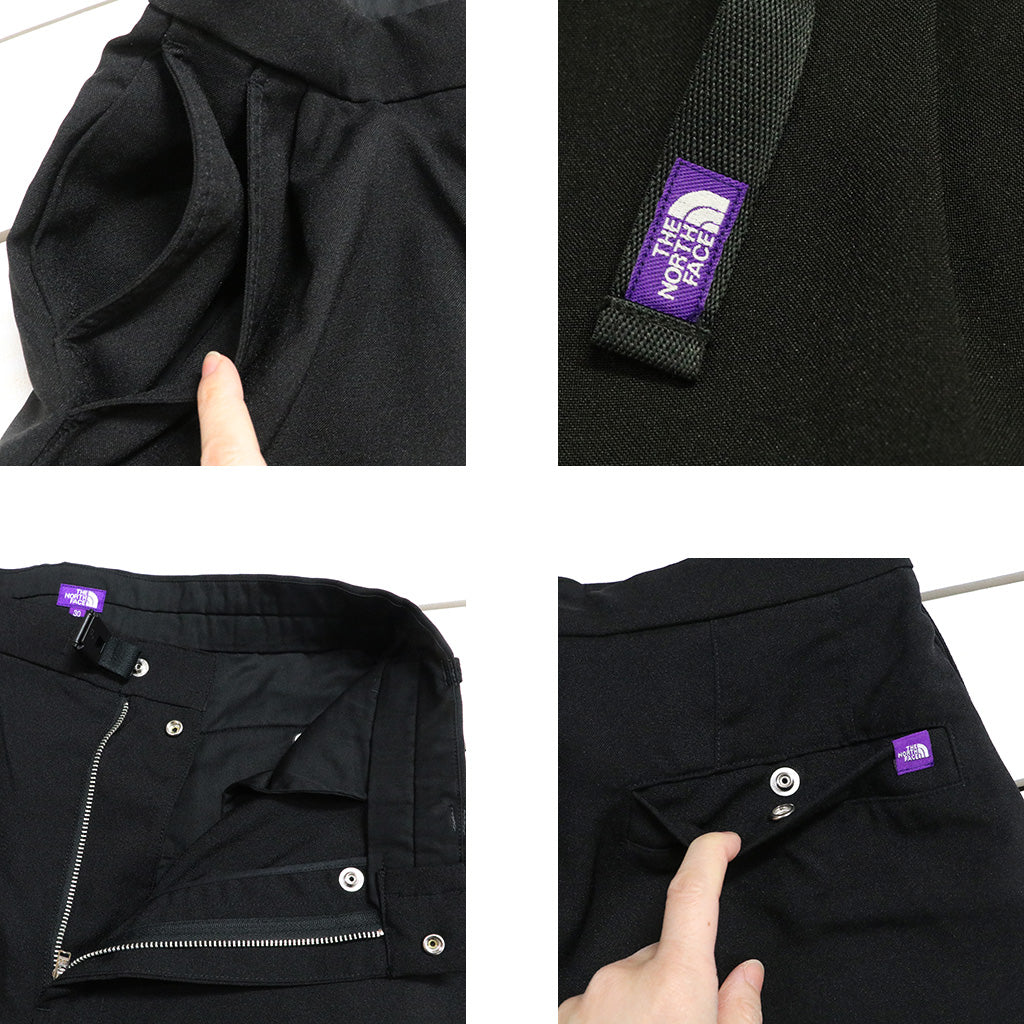 THE NORTH FACE PURPLE LABEL : Polyester Tropical Field Work Pants (Black)
