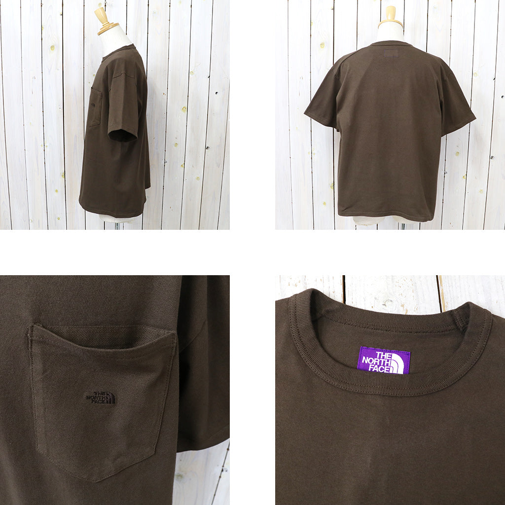 THE NORTH FACE PURPLE LABEL : 8oz Field Pocket Tee (Brown)