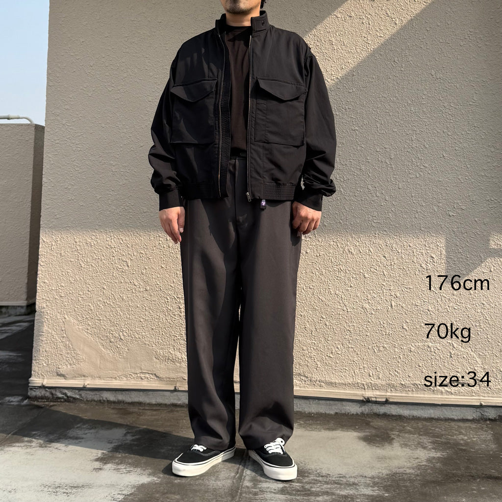 THE NORTH FACE PURPLE LABEL : Polyester Tropical Field Work Pants (Asphalt Gray)