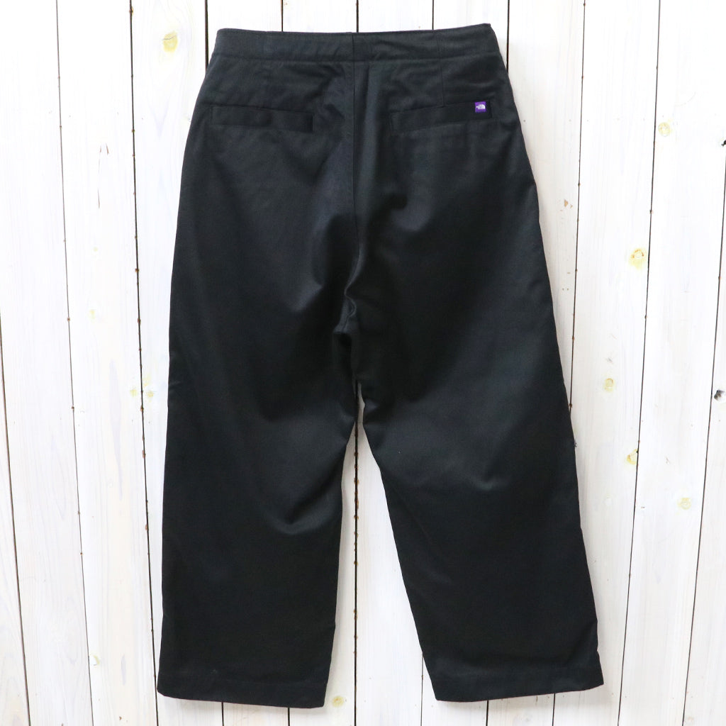 THE NORTH FACE PURPLE LABEL : Chino Wide Straight Field Pants (Balck)