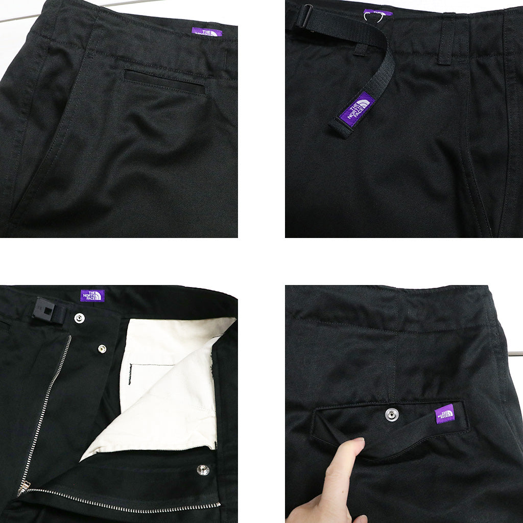 【SALE40%OFF】THE NORTH FACE PURPLE LABEL : Chino Wide Straight Field Pants (Balck)