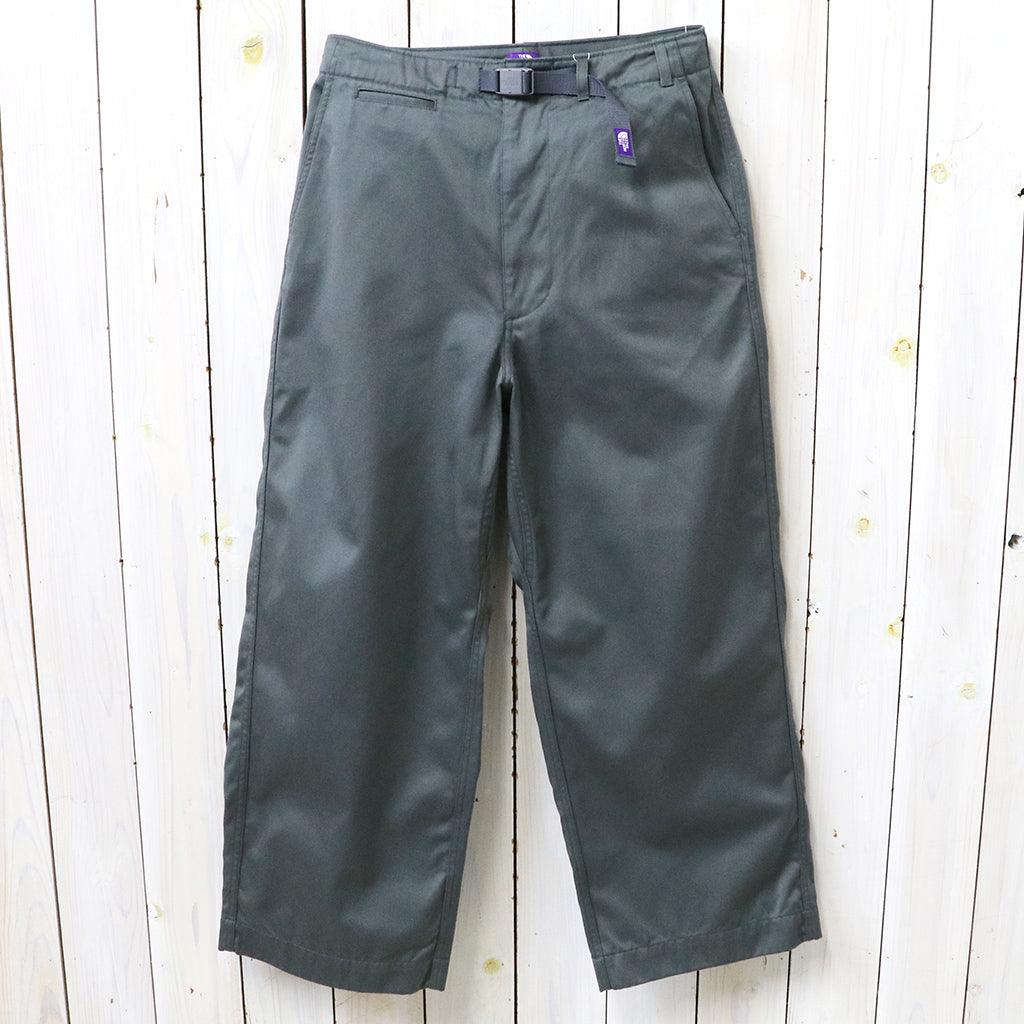 THE NORTH FACE PURPLE LABEL : Chino Wide Straight Field Pants (Asphalt Gray)