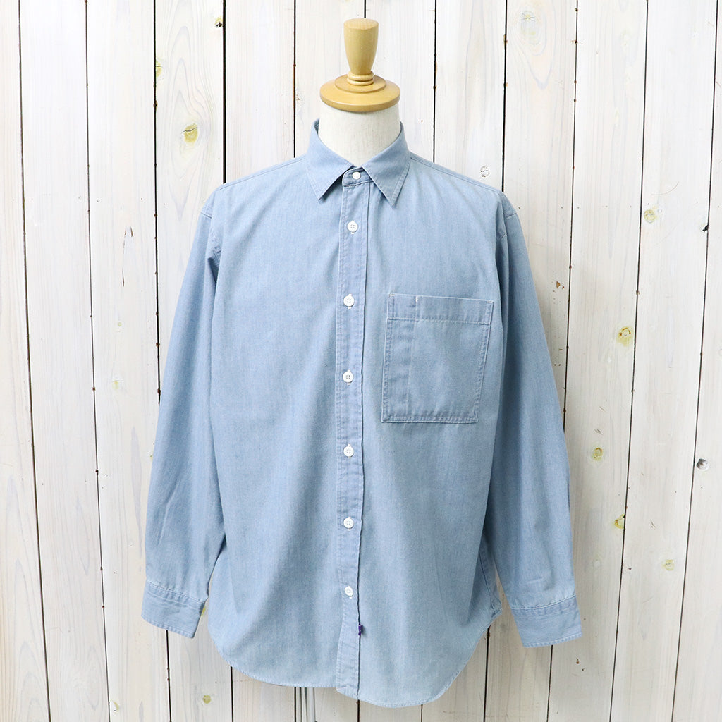 THE NORTH FACE PURPLE LABEL : Regular Collar Chambray Field Shirt