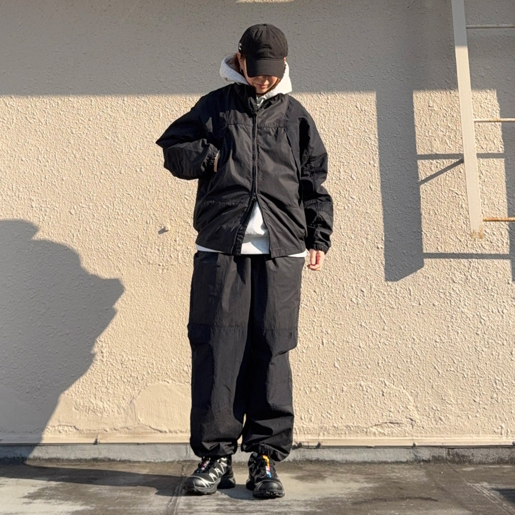THE NORTH FACE PURPLE LABEL : Brushed Weather Mountain Wind Jacket (Black)