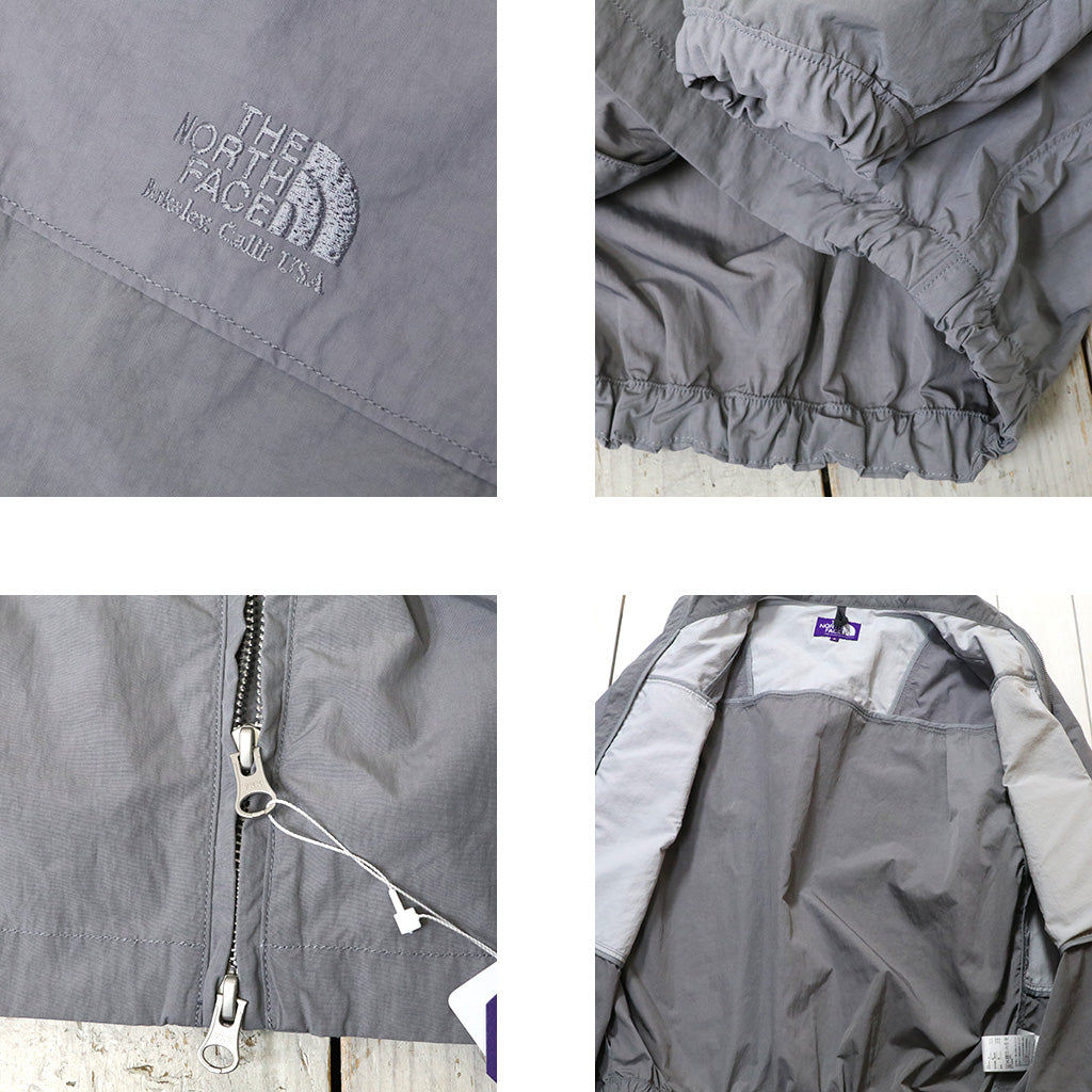 【SALE40%OFF】THE NORTH FACE PURPLE LABEL : Brushed Weather Mountain Wind Jacket (Light Gray)