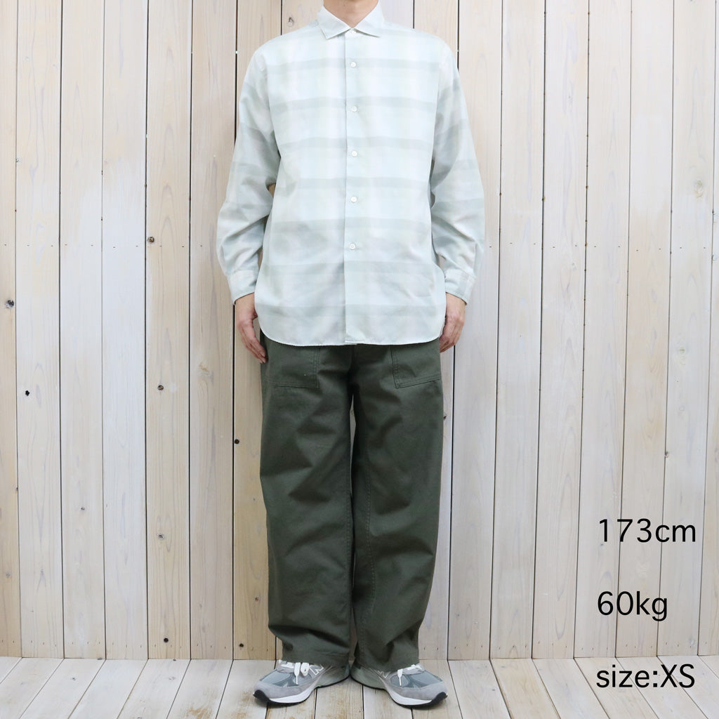 【SALE40%OFF】nanamica : Regular Collar Wind Shirt (Light Khaki)