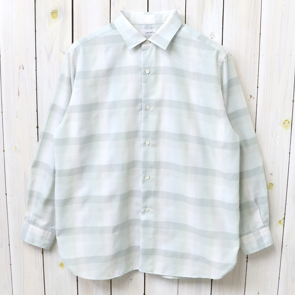 【SALE40%OFF】nanamica : Regular Collar Wind Shirt (Light Khaki)