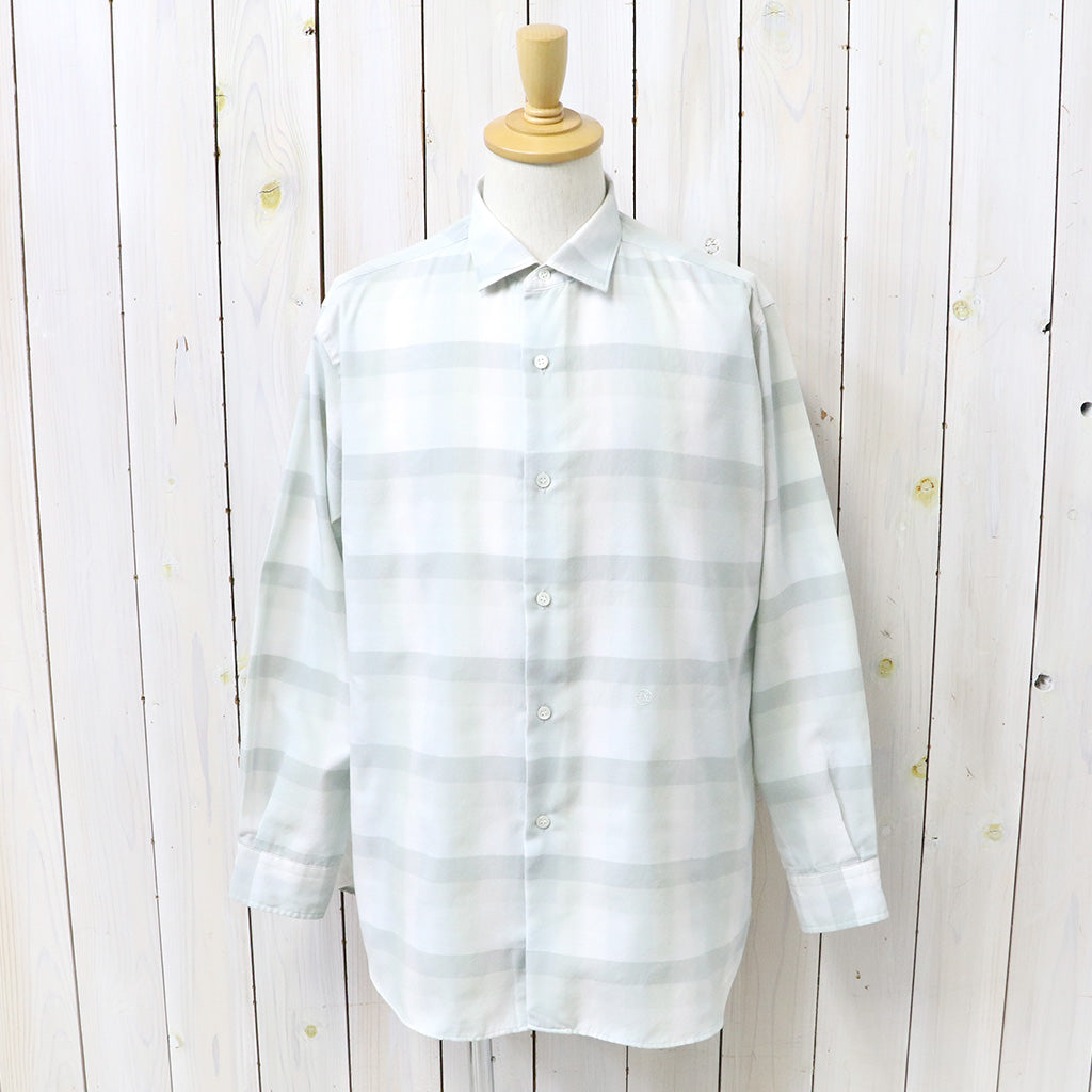 nanamica : Regular Collar Wind Shirt (Light Khaki)
