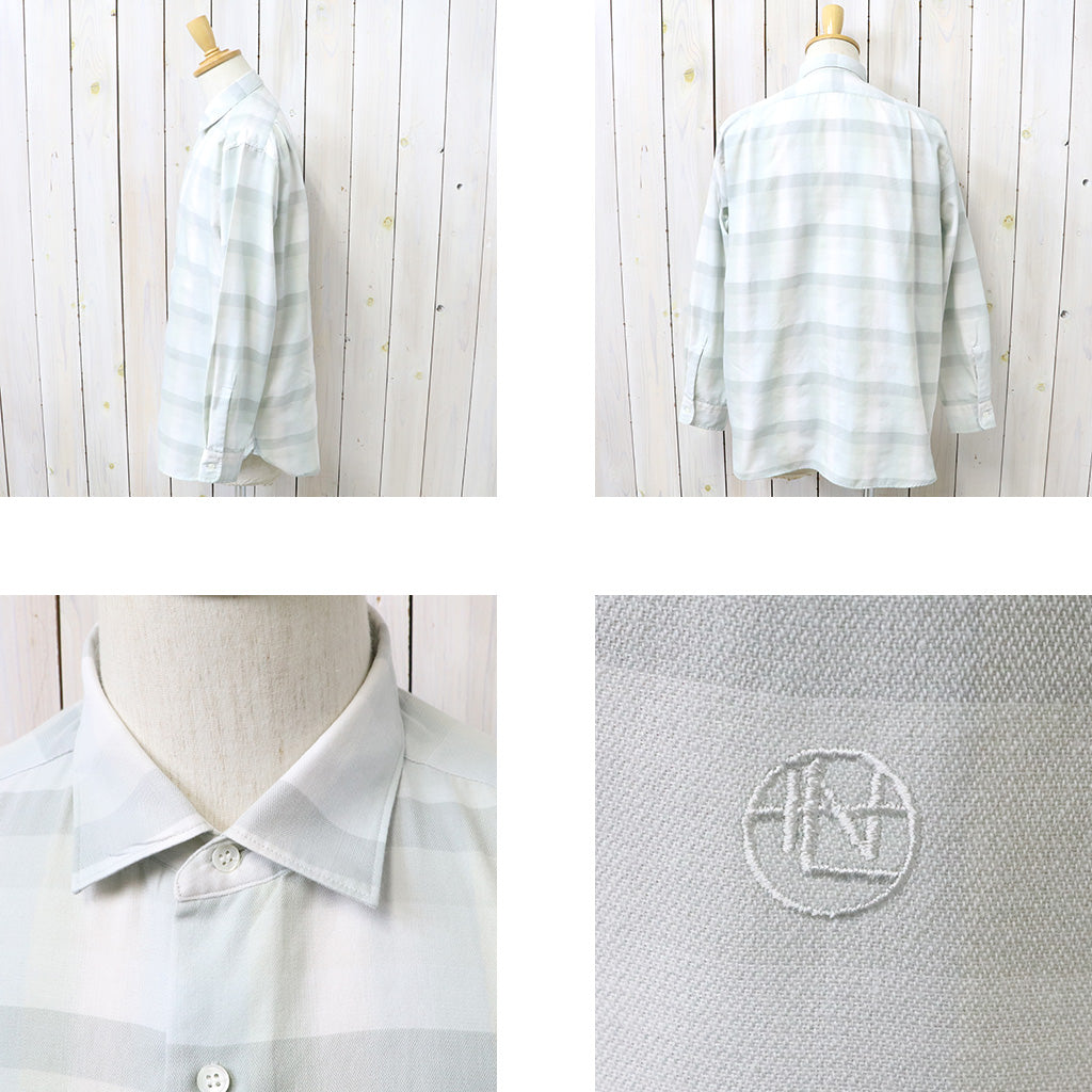 nanamica : Regular Collar Wind Shirt (Light Khaki)