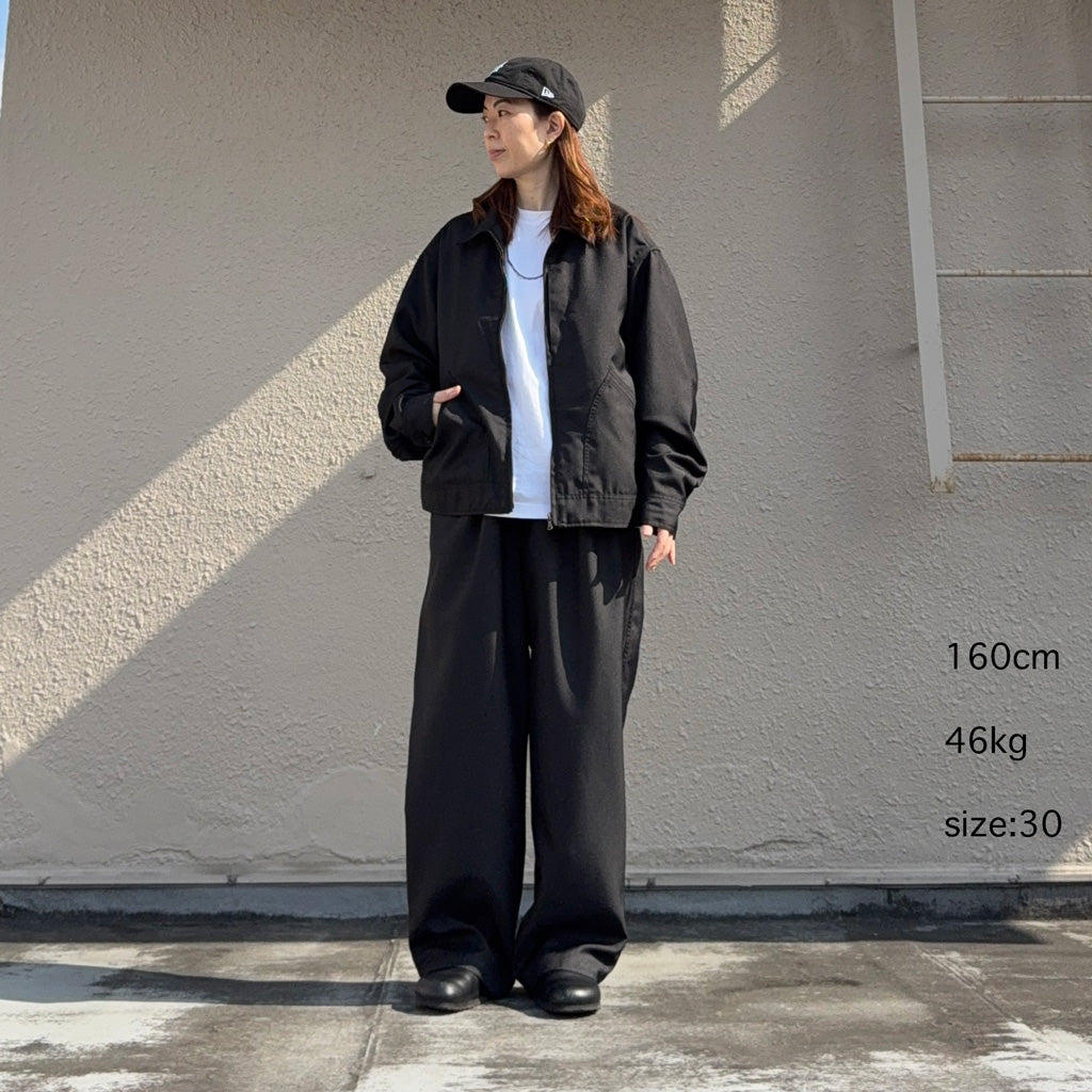 nanamica : Polyester Twill Club Pants (Black)