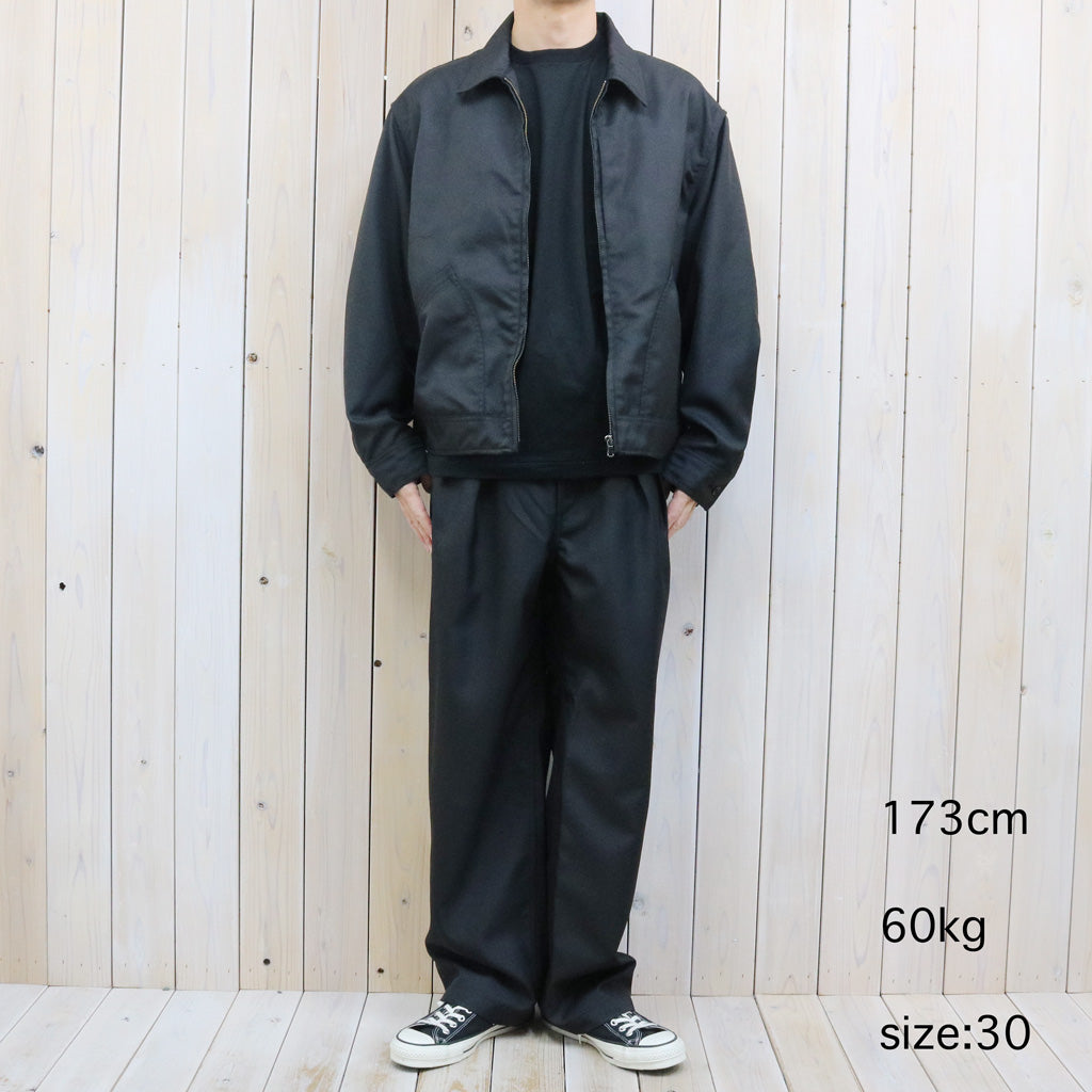 nanamica : Polyester Twill Club Pants (Black)