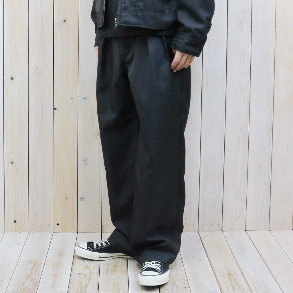 nanamica : Polyester Twill Club Pants (Black)