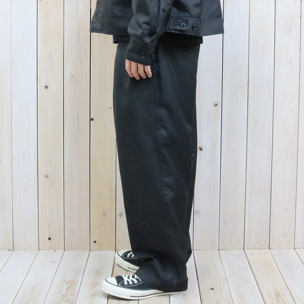 nanamica : Polyester Twill Club Pants (Black)