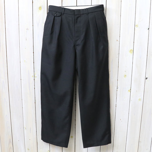 nanamica : Polyester Twill Club Pants (Black)