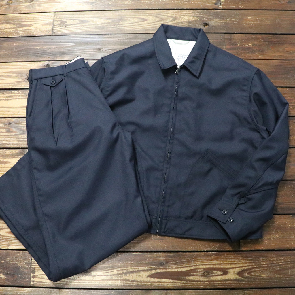 nanamica : Polyester Twill Club Pants (Dark Navy)