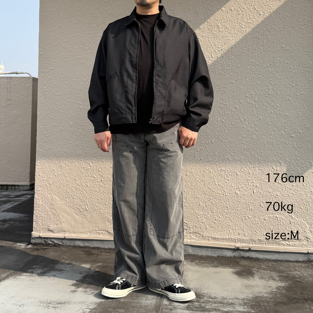 nanamica : Polyester Twill Deck Jacket (Black)