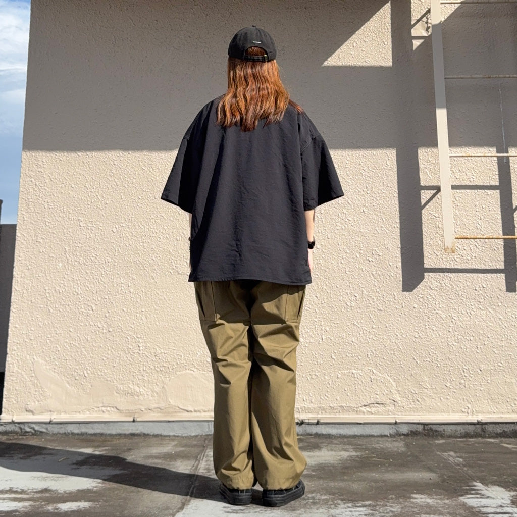 【SALE40%OFF】THE NORTH FACE PURPLE LABEL : Garment Dyed ALPHADRY Field S/S Shirts (Black)