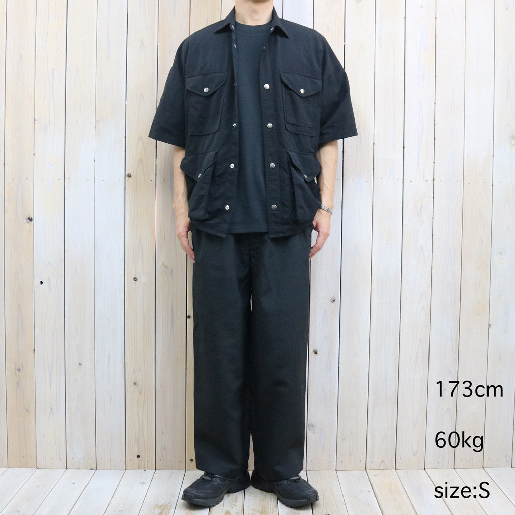 【SALE40%OFF】THE NORTH FACE PURPLE LABEL : Garment Dyed ALPHADRY Field S/S Shirts (Black)