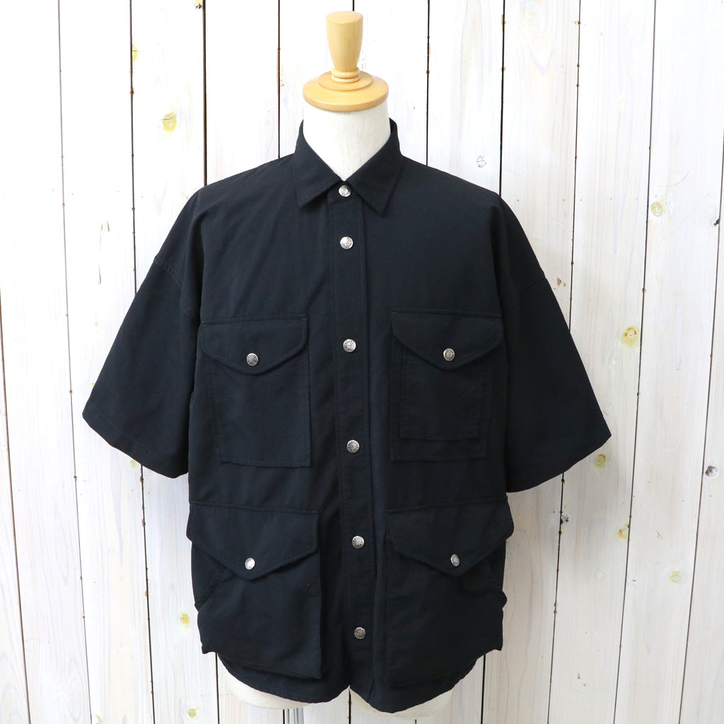 【SALE40%OFF】THE NORTH FACE PURPLE LABEL : Garment Dyed ALPHADRY Field S/S Shirts (Black)