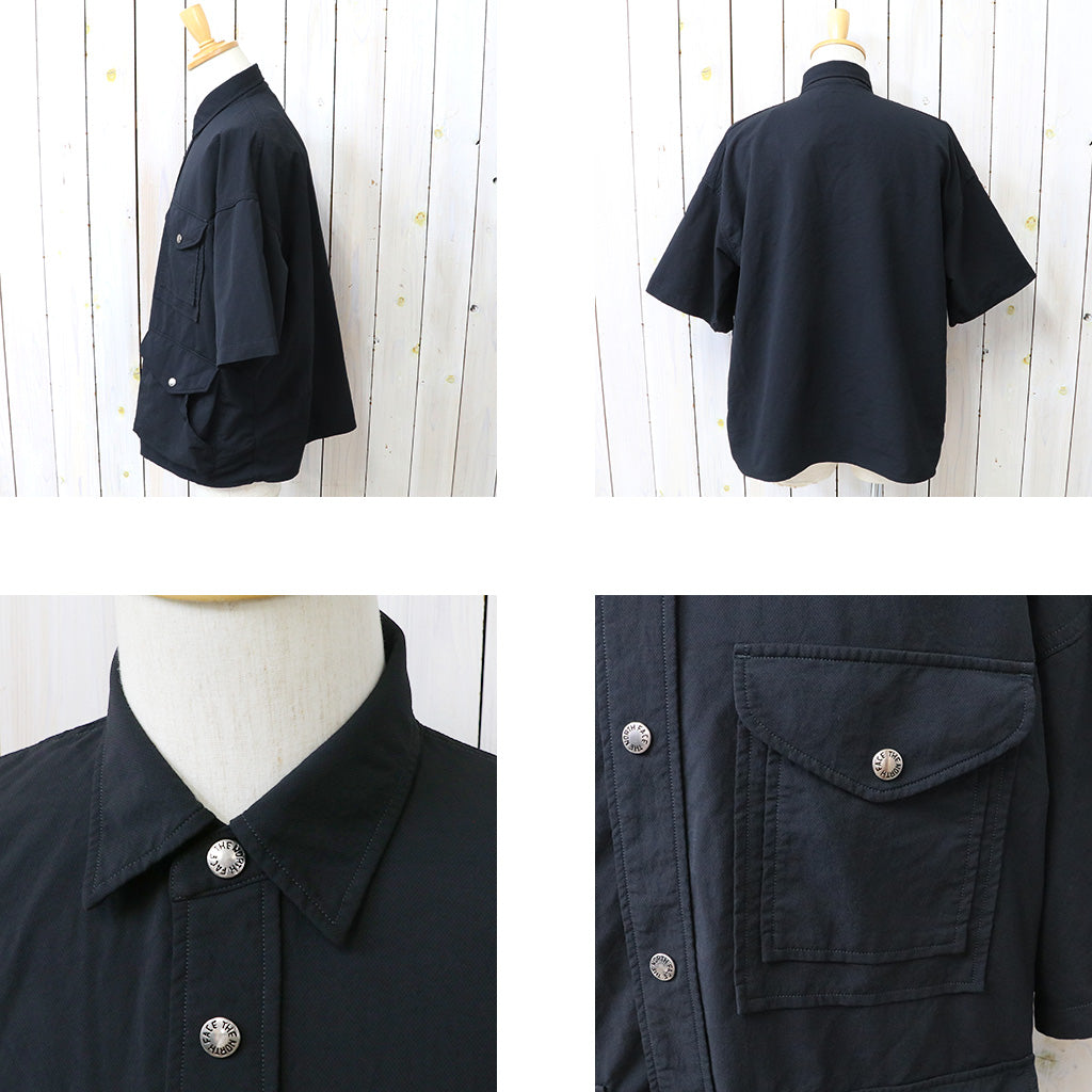 【SALE40%OFF】THE NORTH FACE PURPLE LABEL : Garment Dyed ALPHADRY Field S/S Shirts (Black)