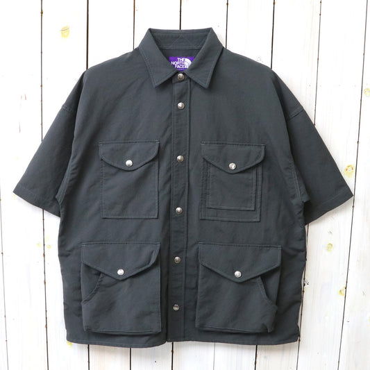 【SALE40%OFF】THE NORTH FACE PURPLE LABEL : Garment Dyed ALPHADRY Field S/S Shirts (Asphalt Gray)