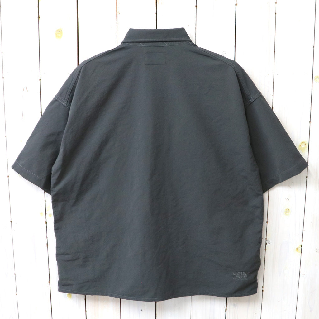 【SALE40%OFF】THE NORTH FACE PURPLE LABEL : Garment Dyed ALPHADRY Field S/S Shirts (Asphalt Gray)