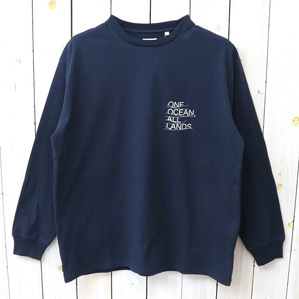 【SALE40%OFF】nanamica : OOAL Graphic L/S Tee (Navy)