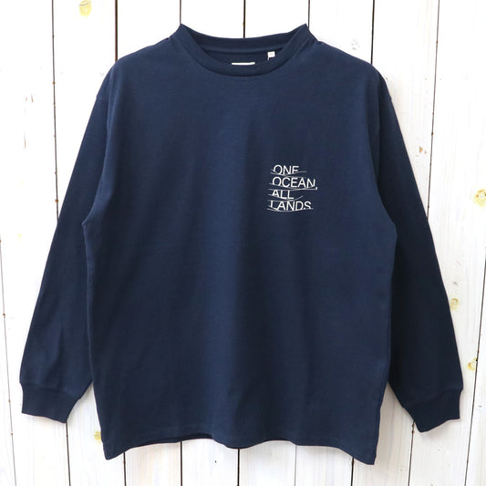 【SALE40%OFF】nanamica : OOAL Graphic L/S Tee (Navy)