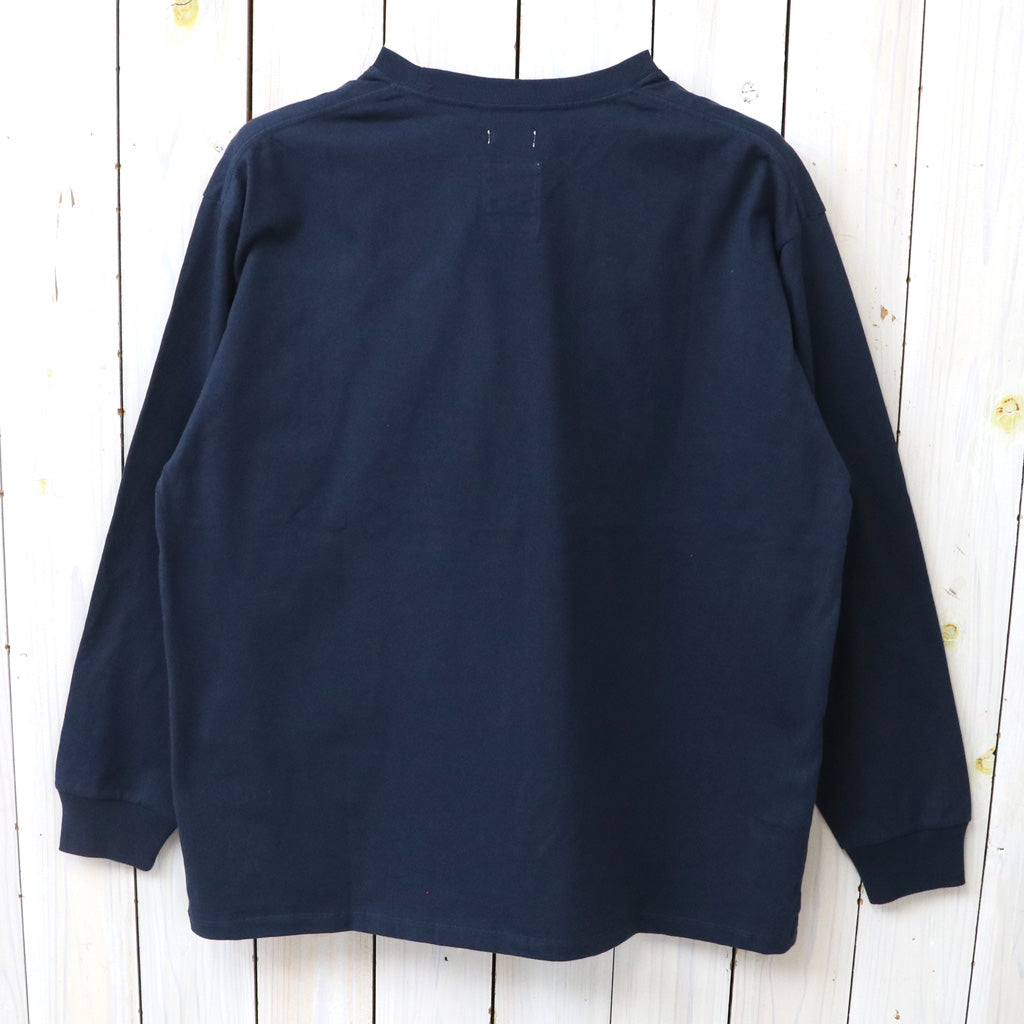 nanamica : OOAL Graphic L/S Tee (Navy)