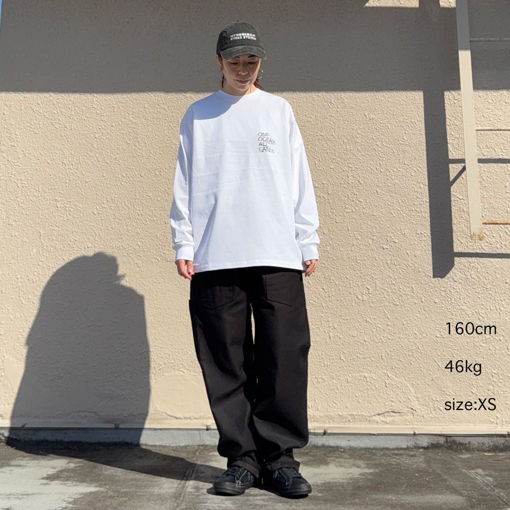 【SALE40%OFF】nanamica : OOAL Graphic L/S Tee (Off White)