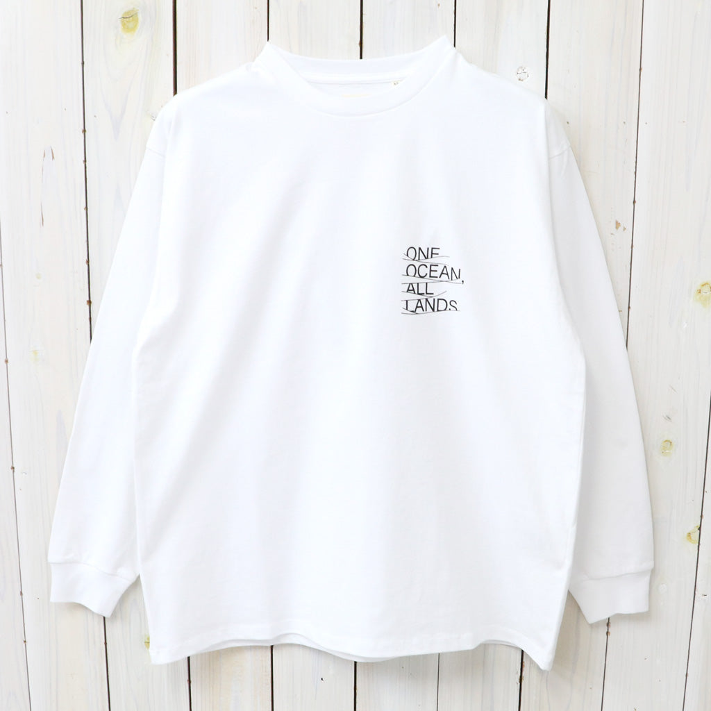 【SALE40%OFF】nanamica : OOAL Graphic L/S Tee (Off White)