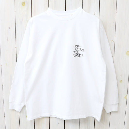 【SALE40%OFF】nanamica : OOAL Graphic L/S Tee (Off White)