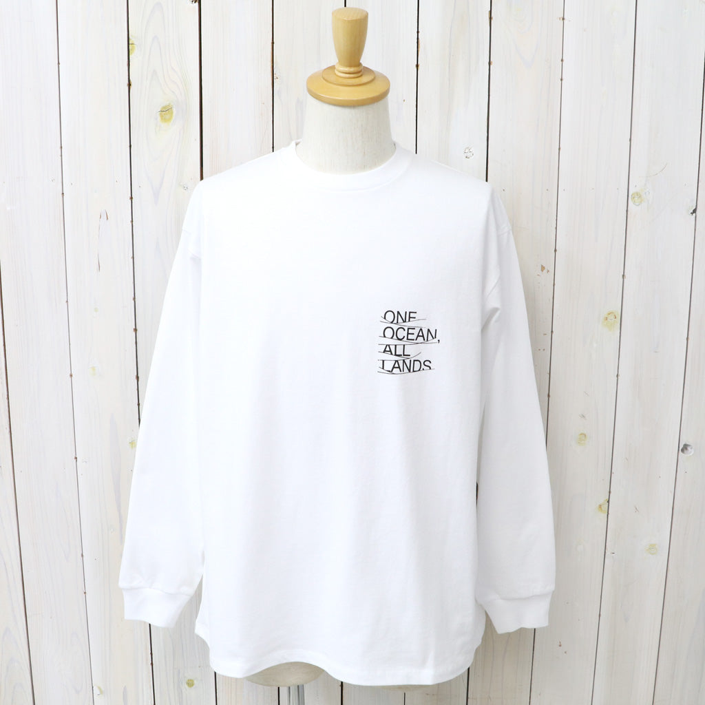 nanamica : OOAL Graphic L/S Tee (Off White)