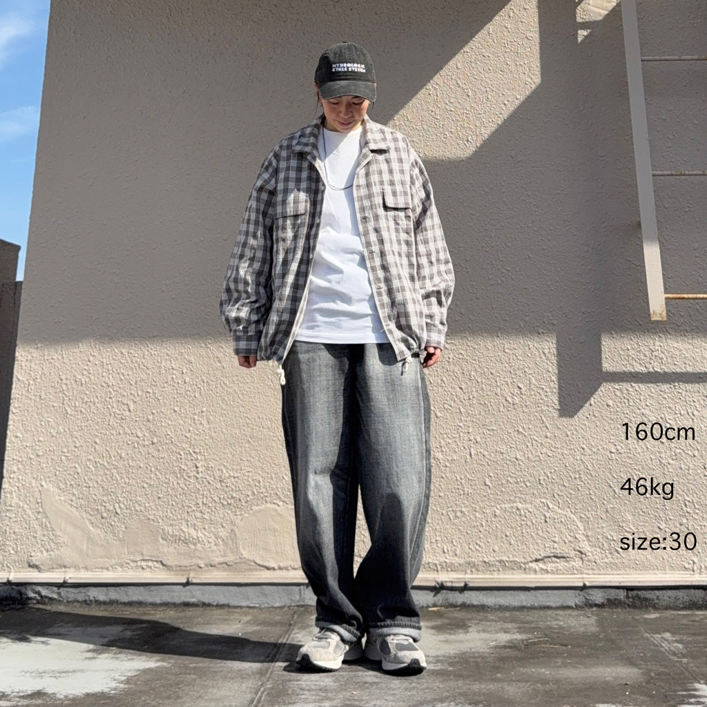 nanamica : Selvage Denim Pants (Vintage Black) (S25SC084)
