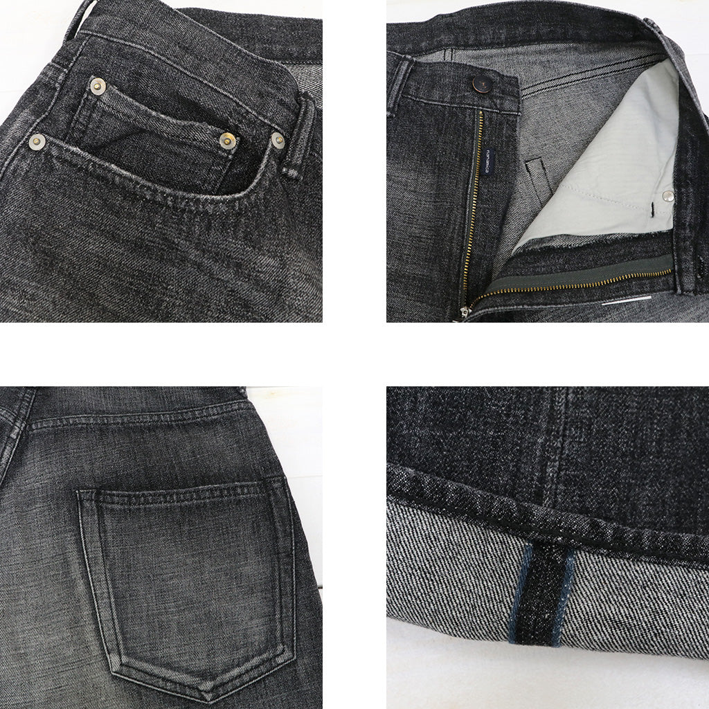 nanamica : Selvage Denim Pants (Vintage Black) (S25SC084)